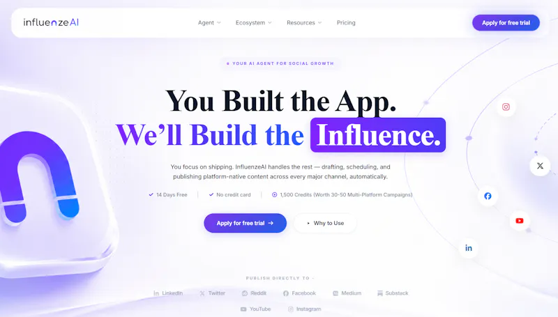 InfluenzeAI screenshot 2