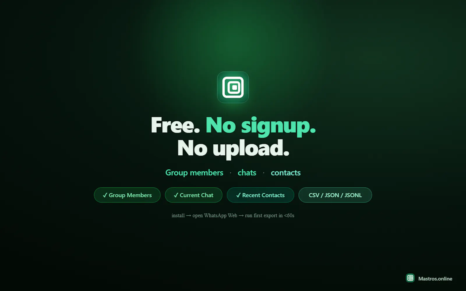 Mastros - Whatsapp Scraper screenshot 6