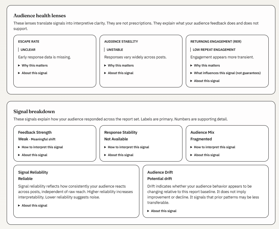 Audiencely - Screenshot 4 showing product features and functionality