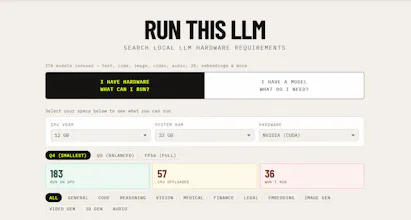 RUN THIS LLM gallery image