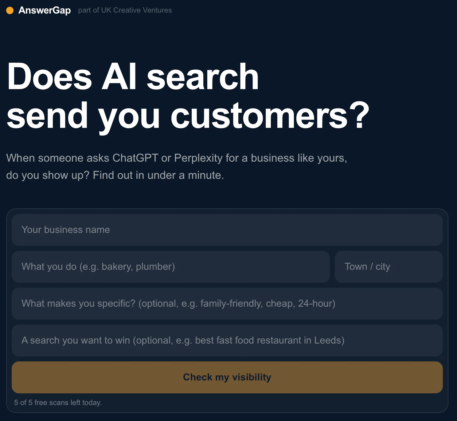 AnswerGap gallery image