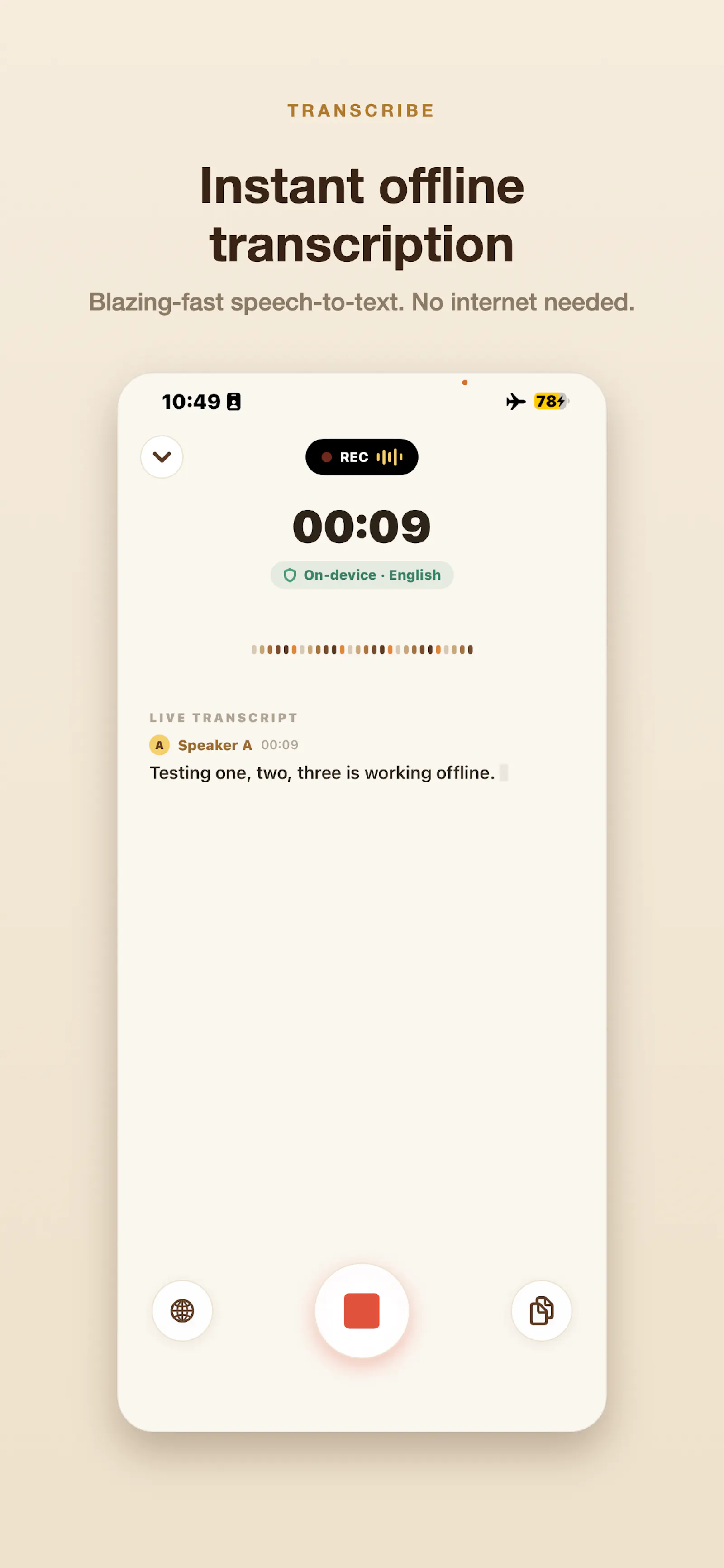 Minimo Voice Translate & Transcribe screenshot 2