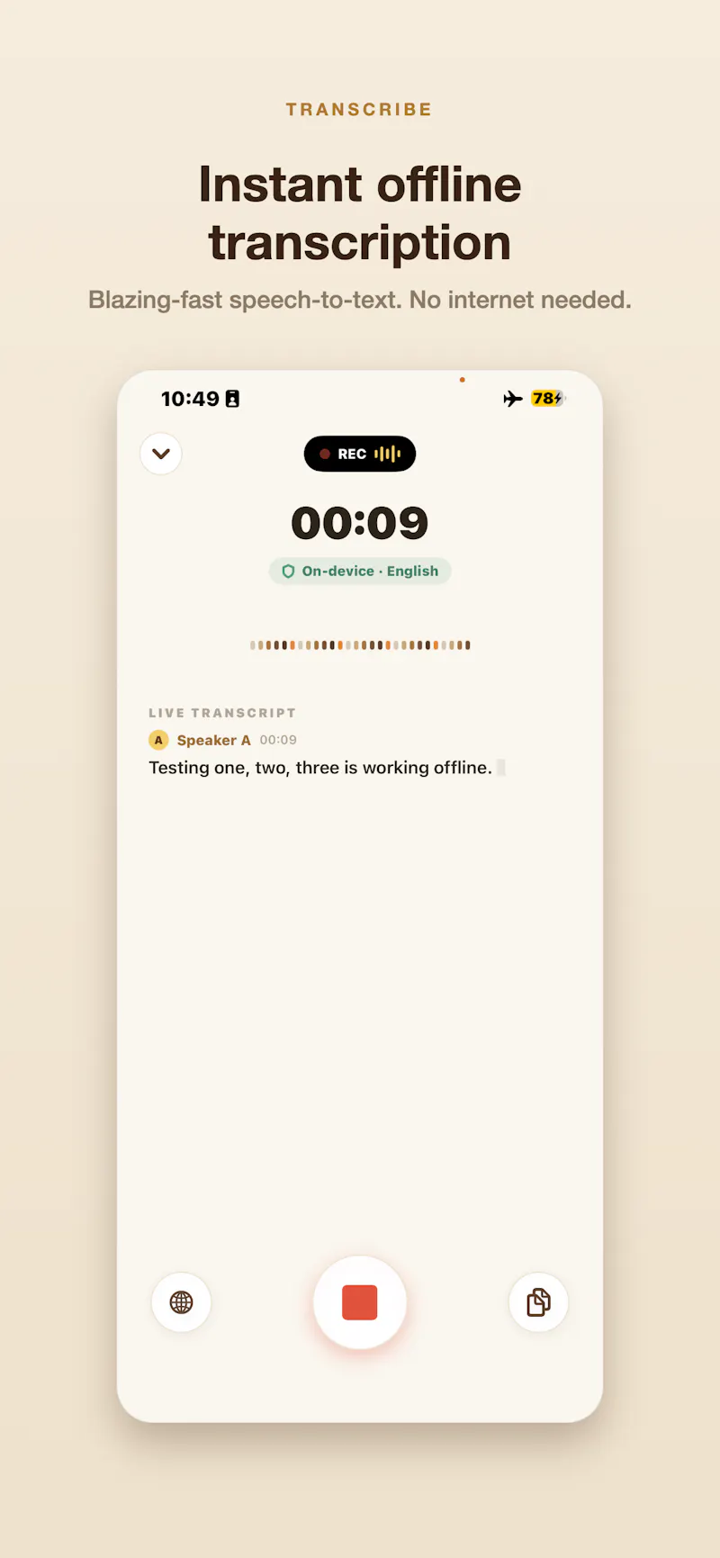 Minimo Voice Translate & Transcribe screenshot 2