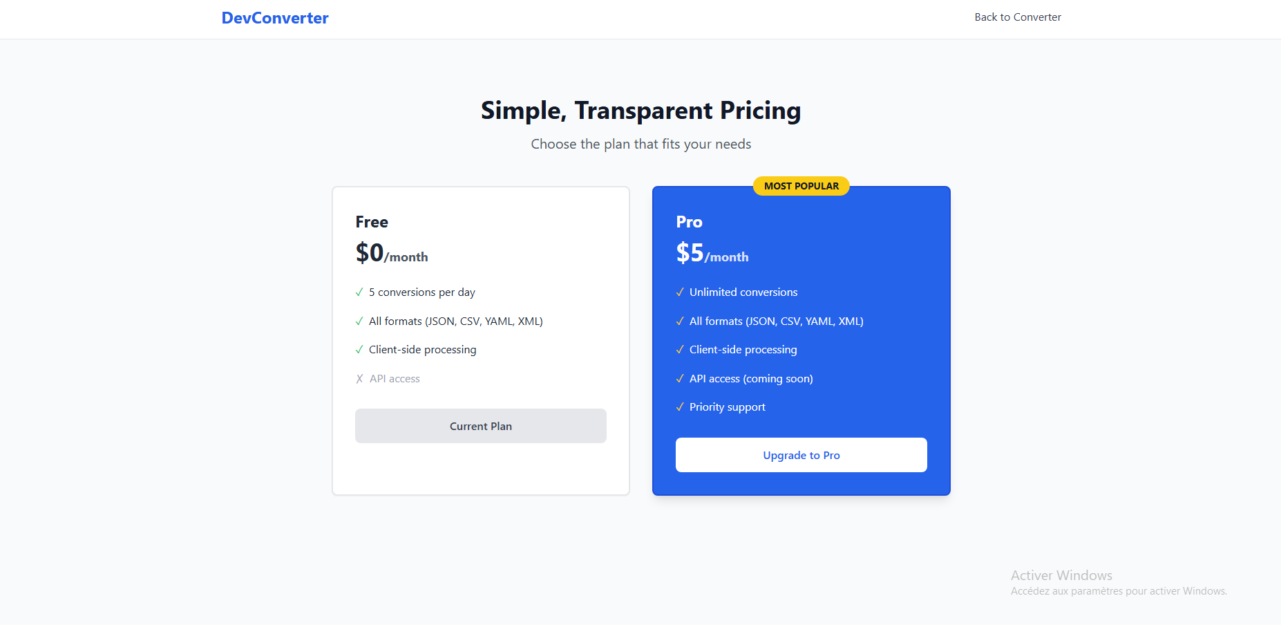 DevConverter gallery image