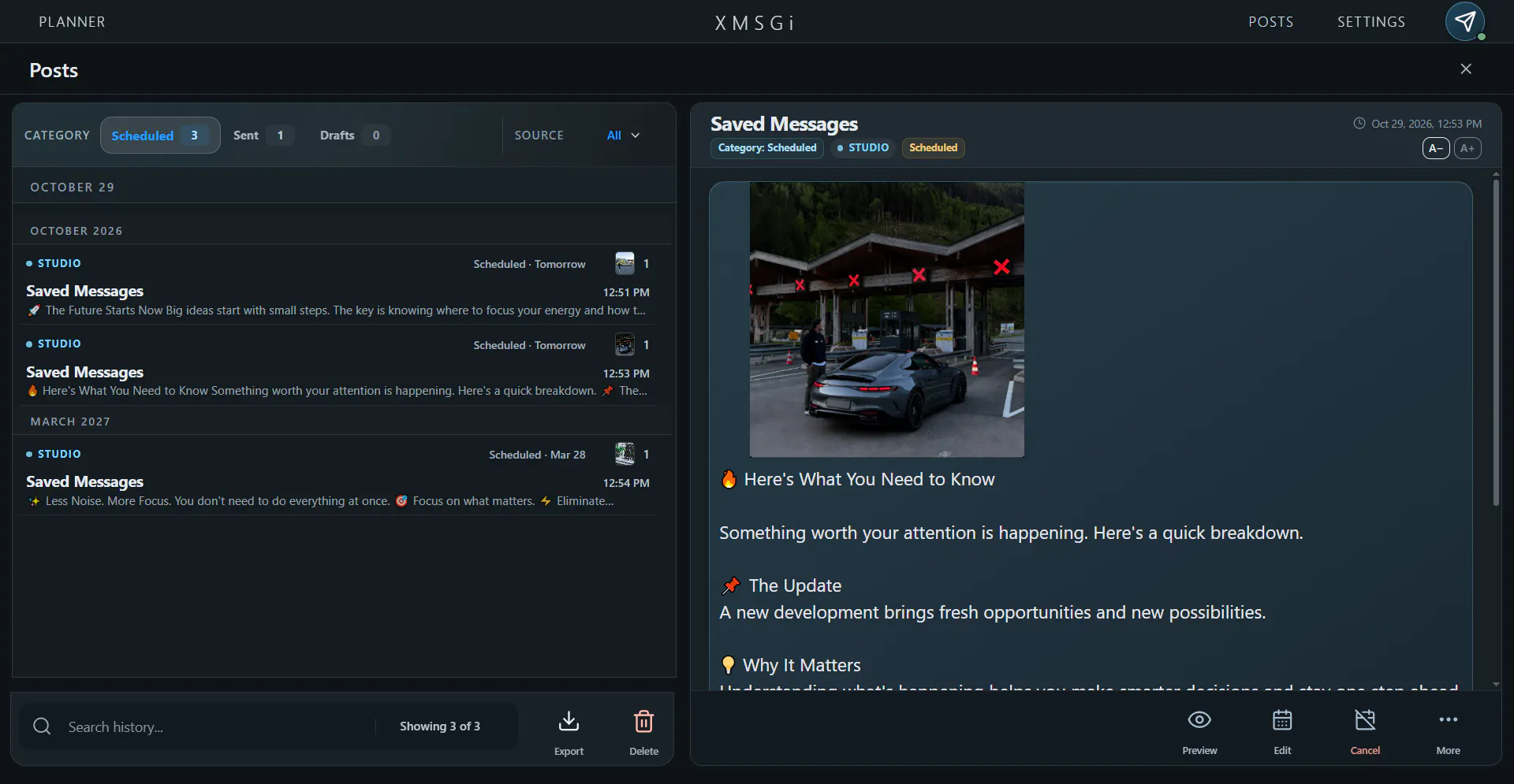 XMSGi Studio gallery image