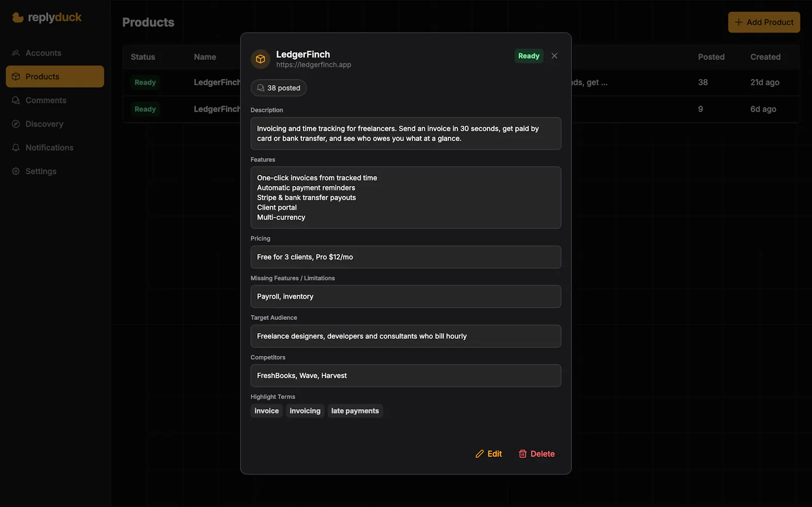 ReplyDuck screenshot 2