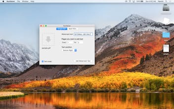 PDF Page Numberer + Text watermark gallery image