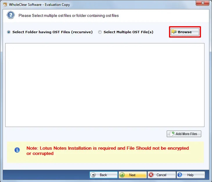 Wholeclear OST naar PST Converter - Converteer direct Exchange OST -bestanden 2 PST voor Outlook media 2
