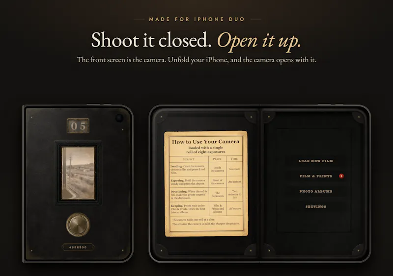 Luminette: A 1920s Camera for iPhone Duo screenshot 4