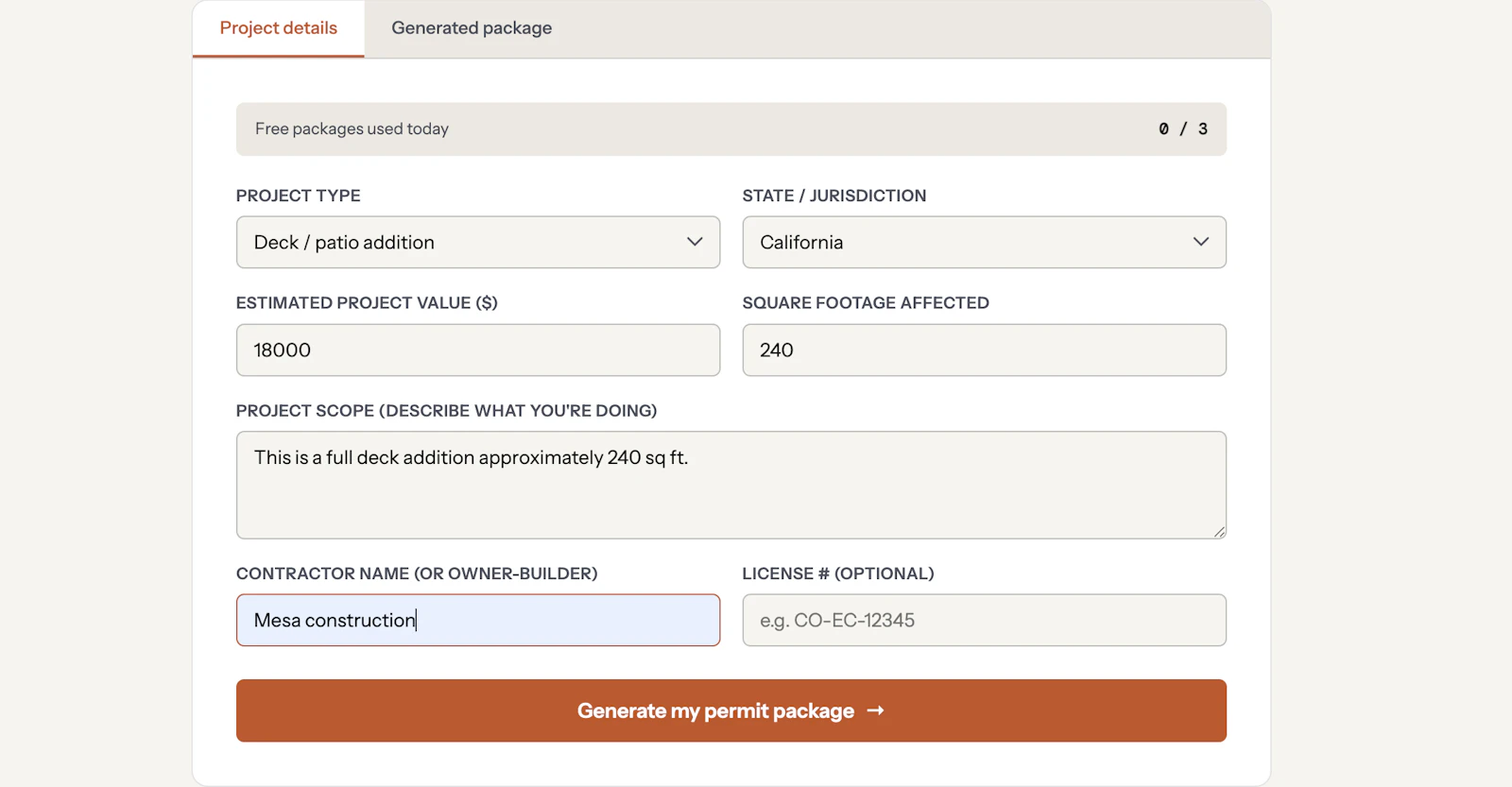 PermitIQ screenshot 2