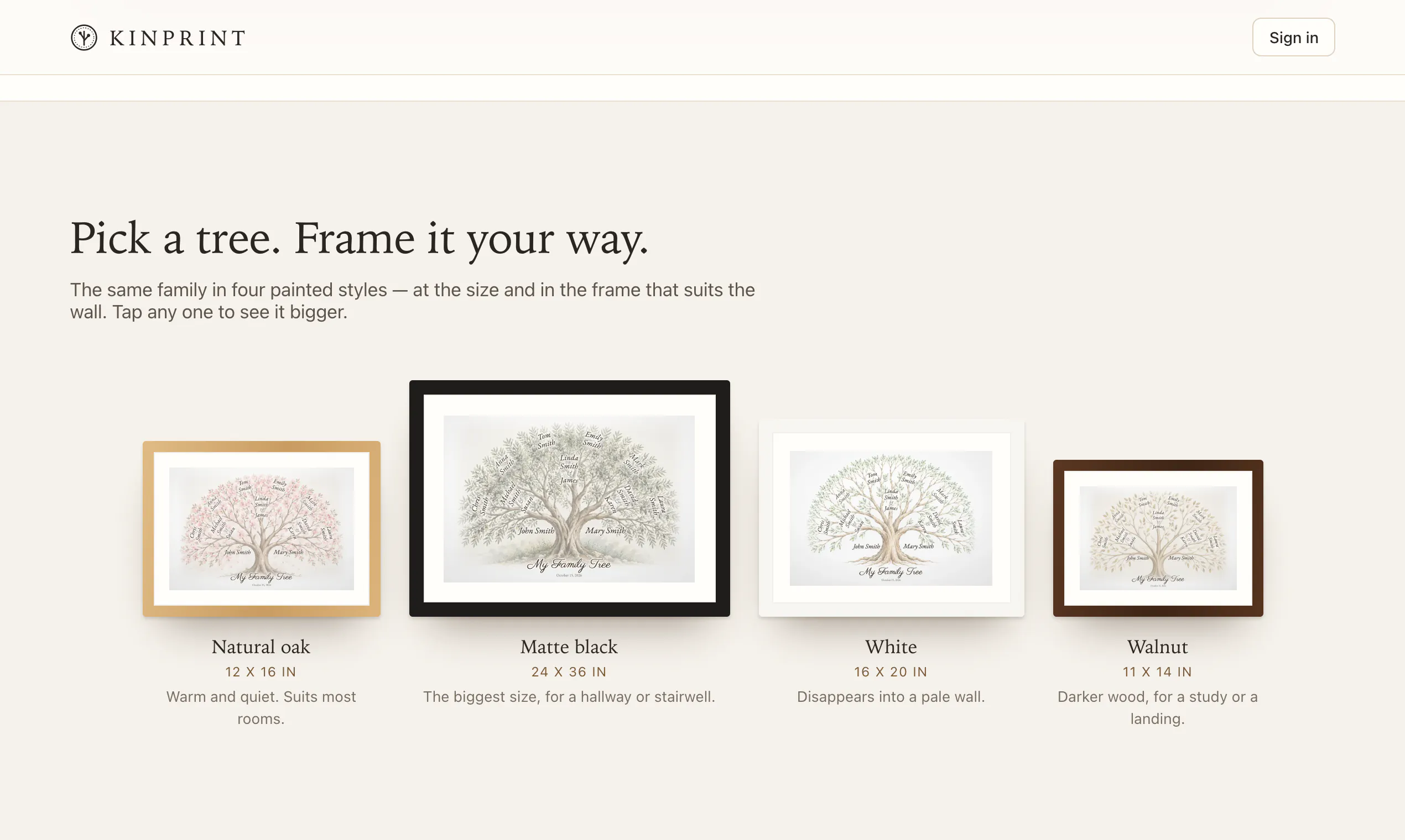 KinPrint gallery image