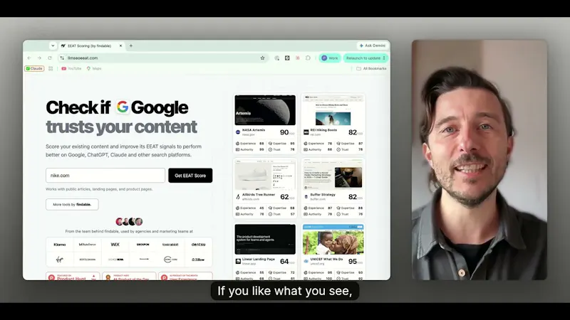 LLM SEO EEAT screenshot 1 (video preview)