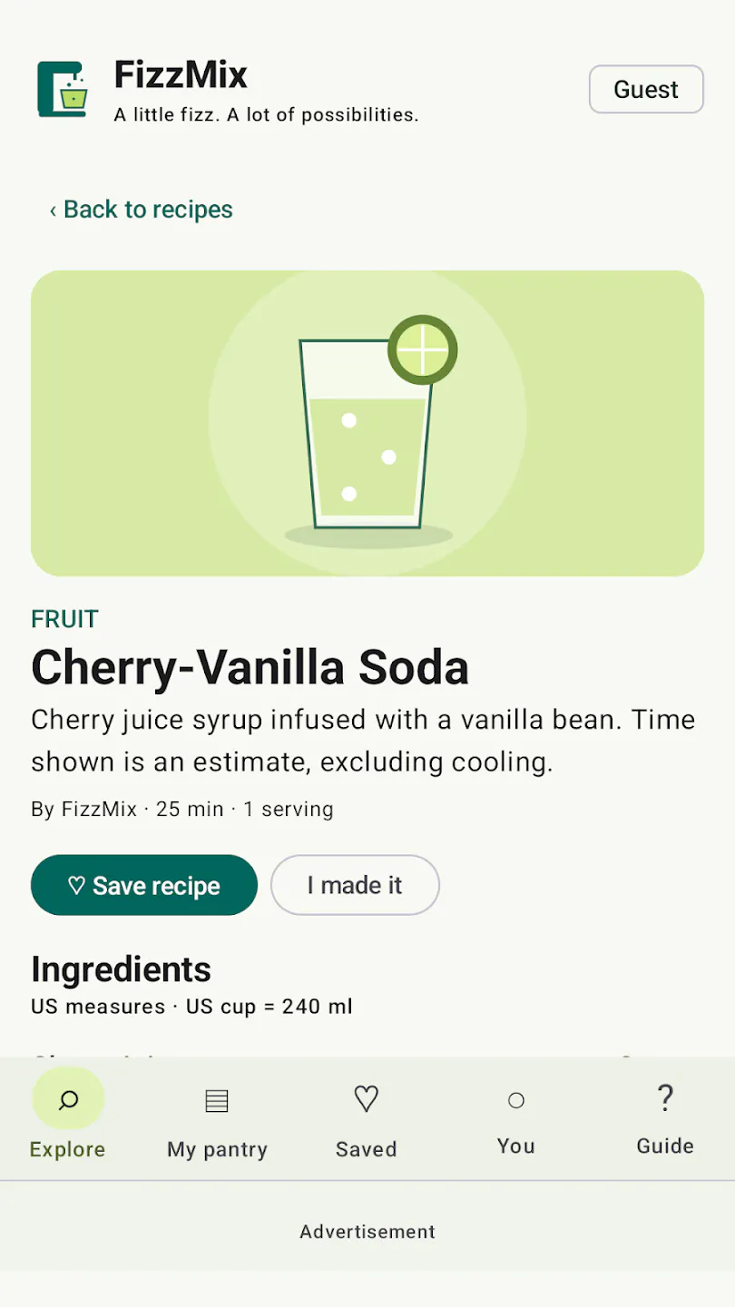 Fizzmix - Soda Maker Recipes Community gallery image