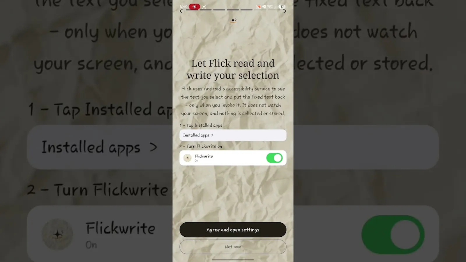 Highlight it. Flick it. Done. screenshot 1 (video preview)