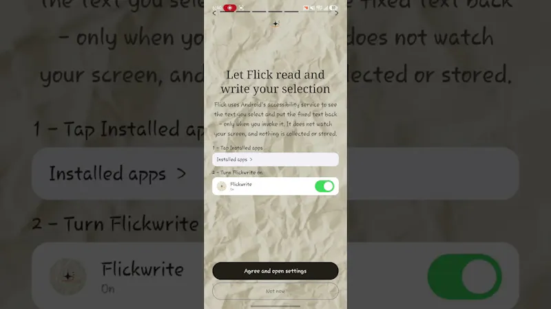 Highlight it. Flick it. Done. screenshot 1 (video preview)