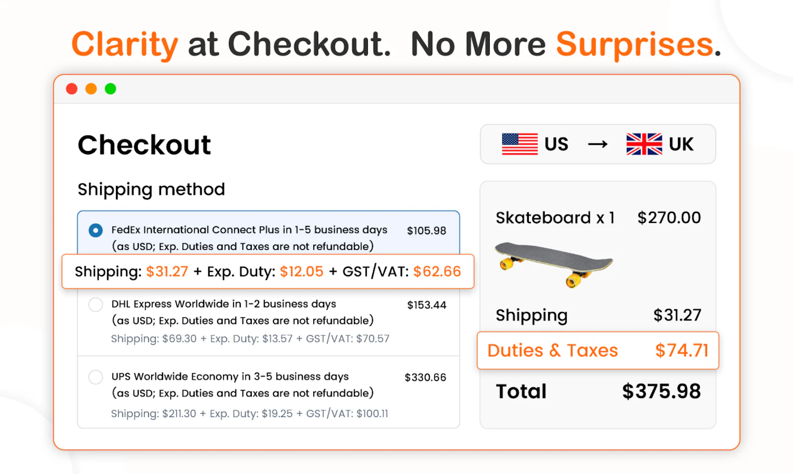 EdgeTariff screenshot 2