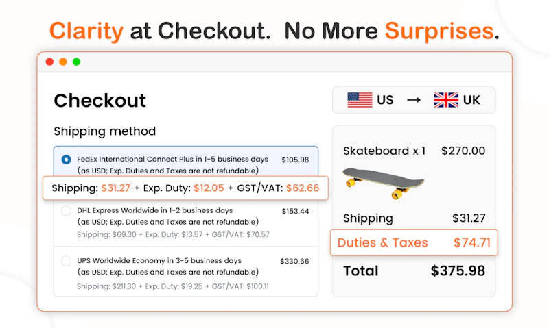 EdgeTariff screenshot 2
