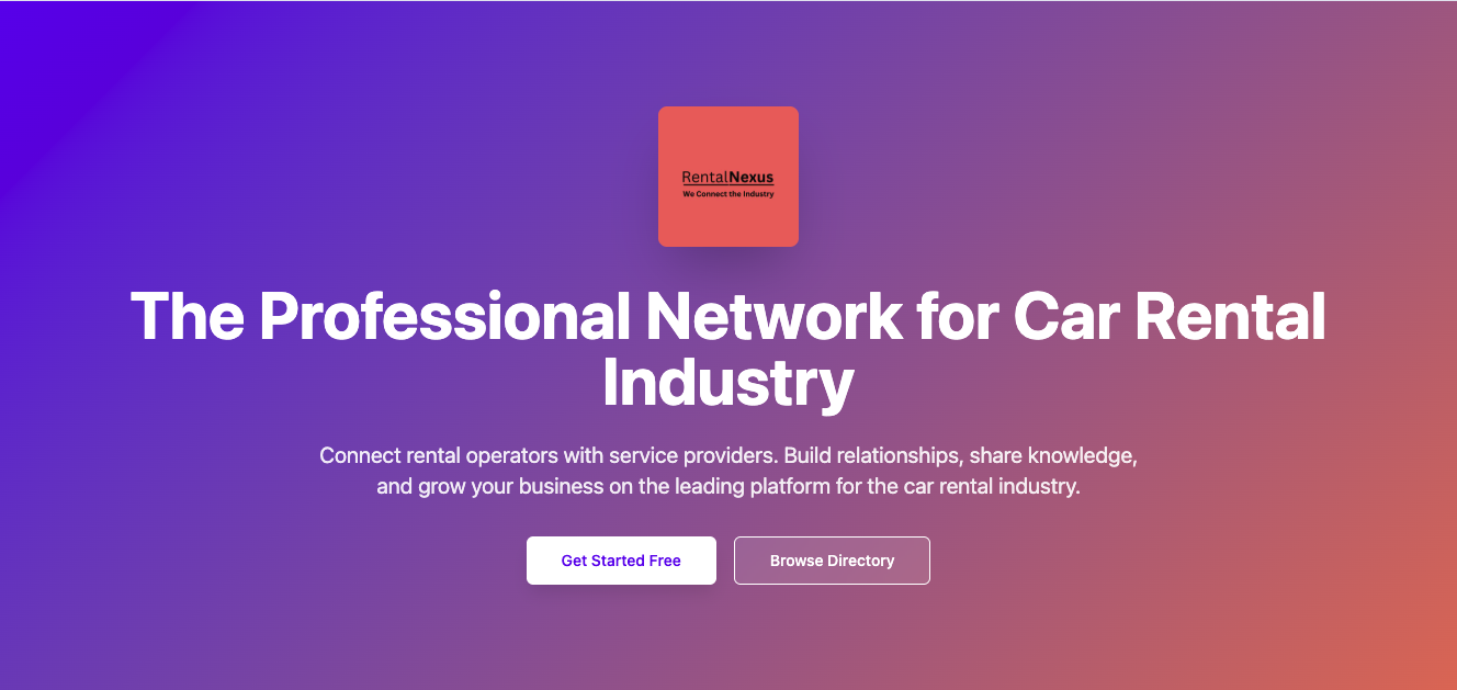 Rental Nexus - Main product screenshot demonstrating key features and user interface