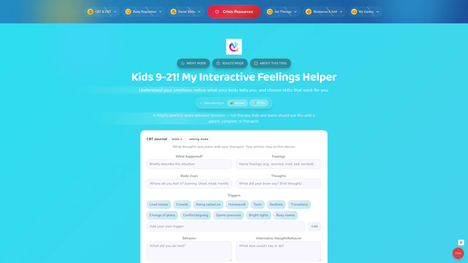 FeelingsHelper screenshot 1
