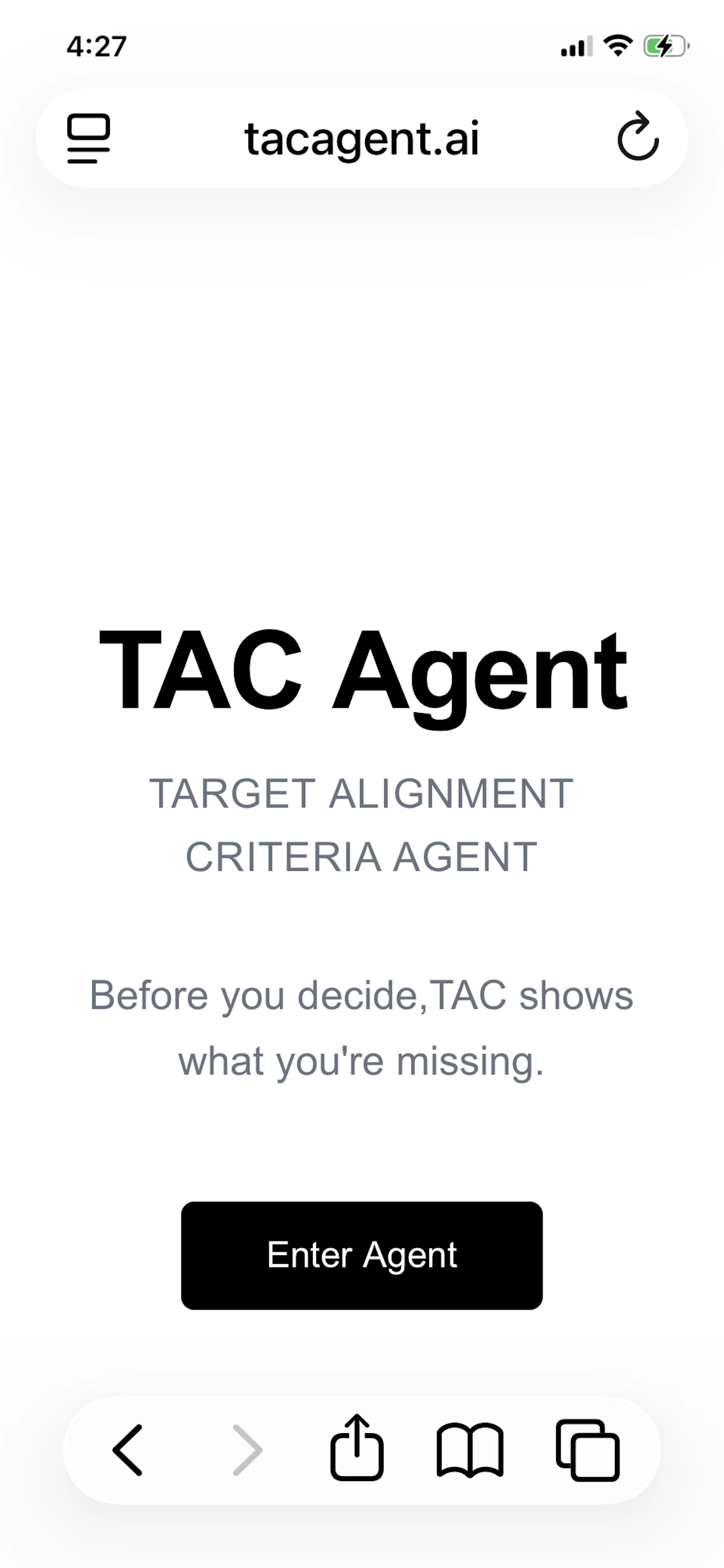TAC Agent screenshot 1