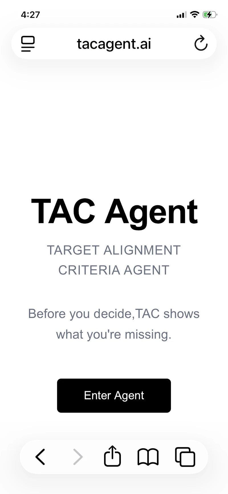 TAC Agent screenshot 1