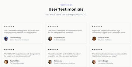 Veo2 API - AI Video API for Developers gallery image