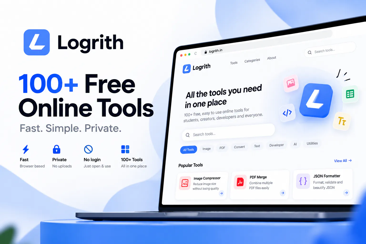 Logrith — Free Tools Platform gallery image
