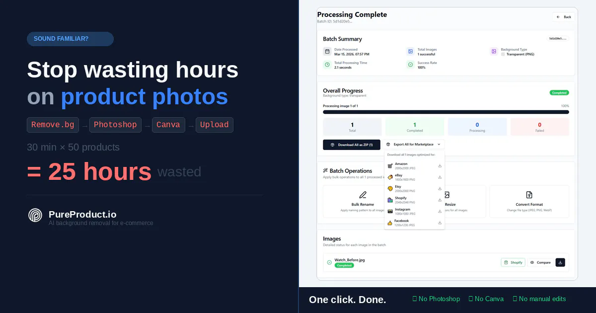 PureProduct.io 제품 배너