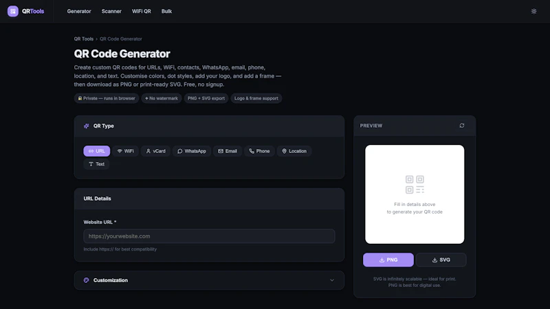 QR Tools by Renderlog screenshot 4