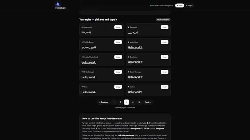 FontMagic screenshot 3