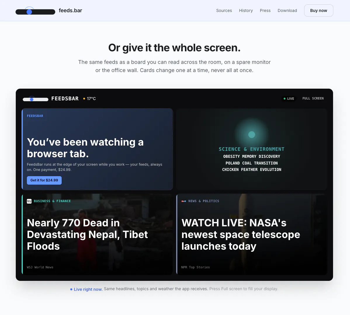 FeedsBar gallery image