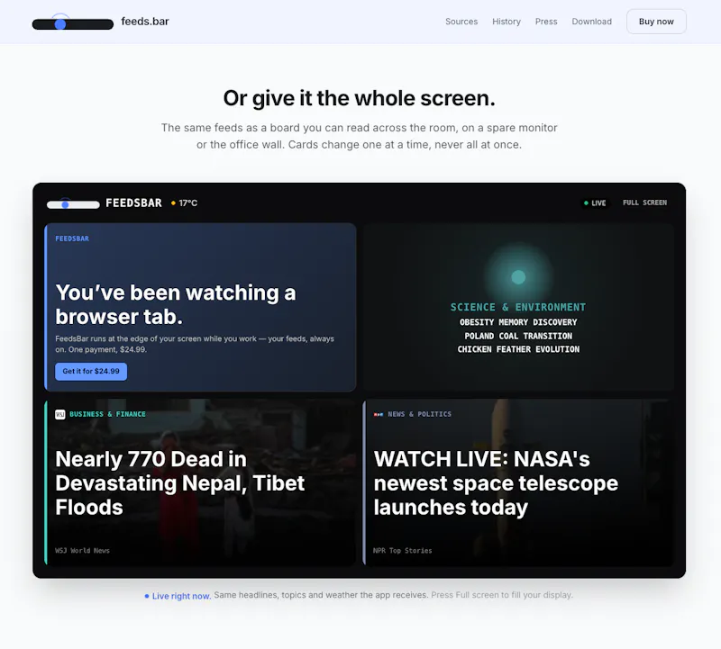 FeedsBar screenshot 7