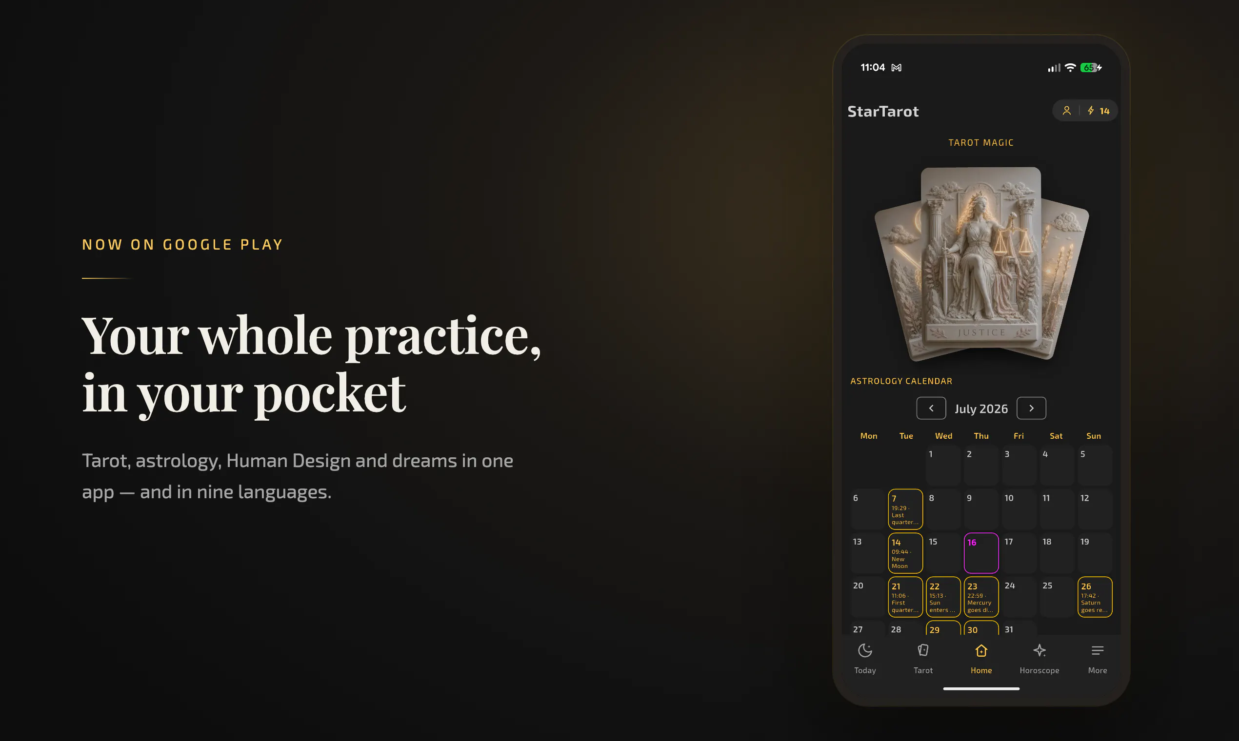 StarTarot for Android gallery image
