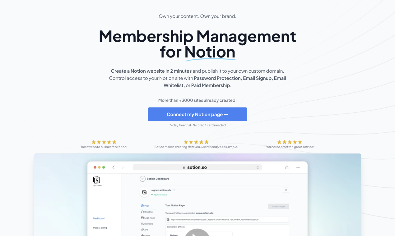 Sotion.so gallery image