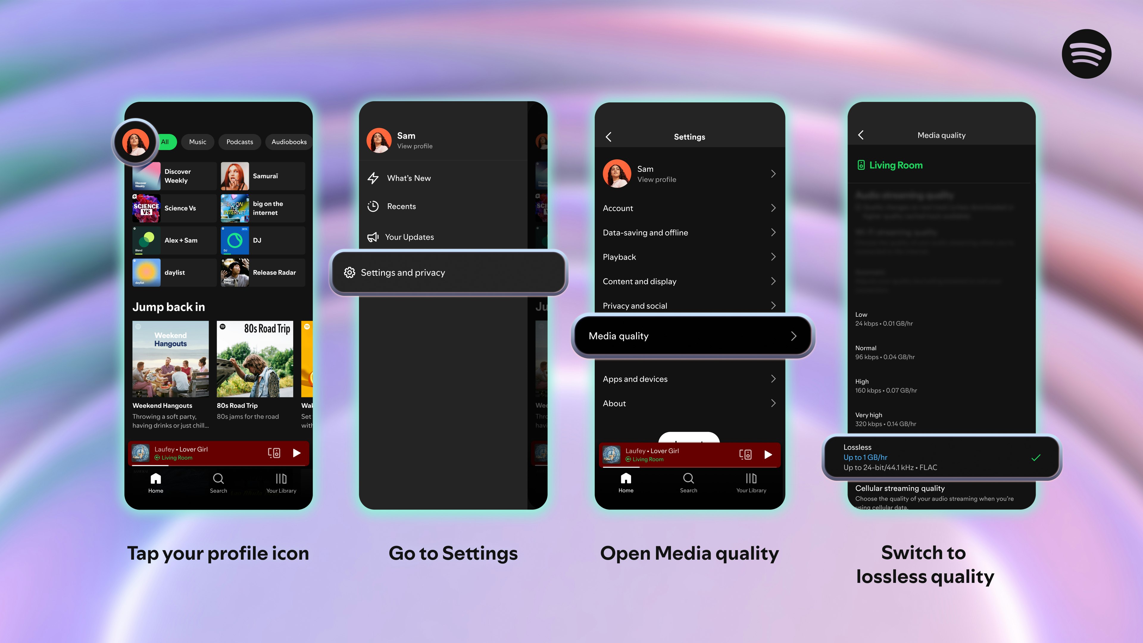 Verliesloos op Spotify Premium - Een rijkere, meer gedetailleerde luisterervaring media 2