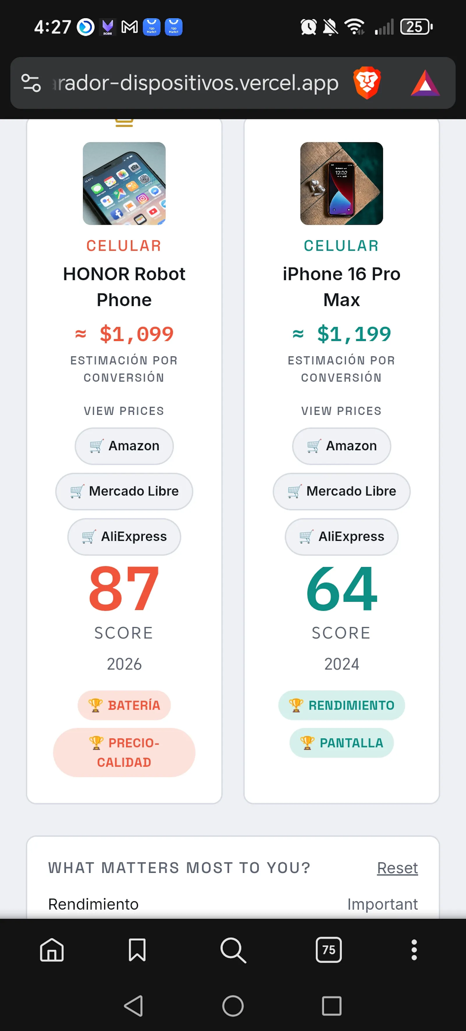 Duelo de Características screenshot 3