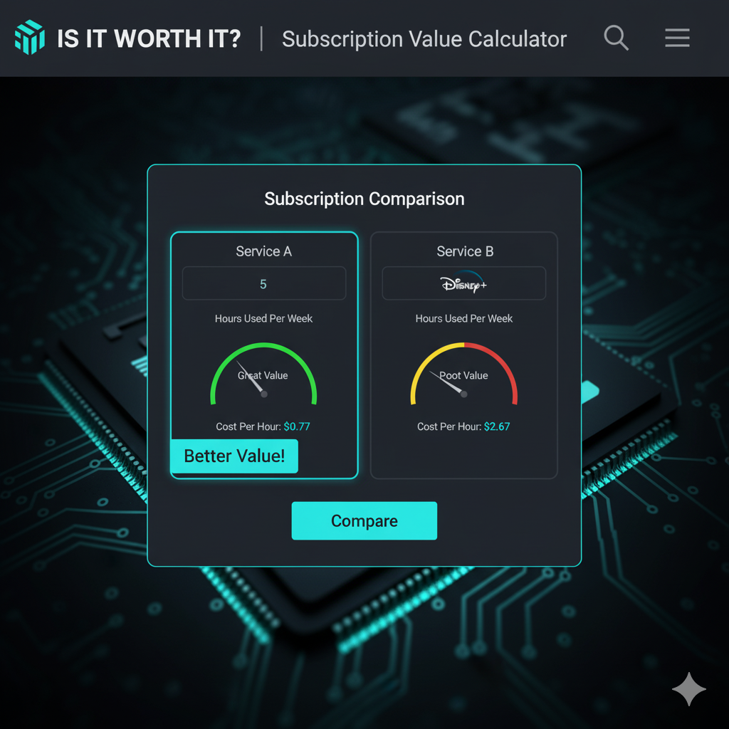 Média Checktheworth - Calculateur de valeur d'abonnement 1