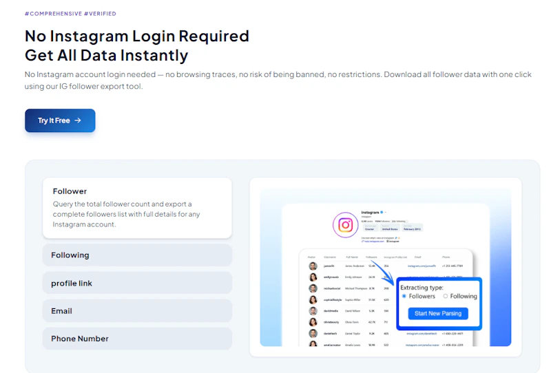 IG Follower Export Tool - SoLeads.ai screenshot 3