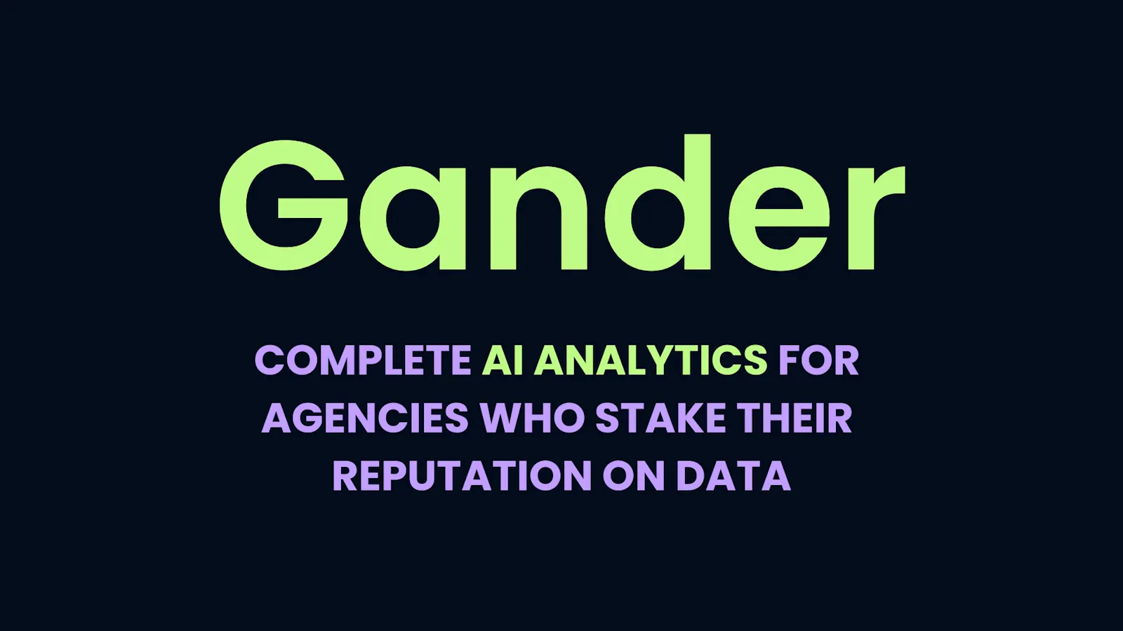 Gander - AI analytics for GEO screenshot 1