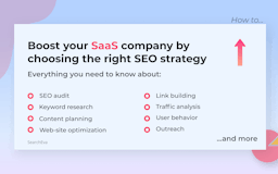 SEO for Early-Stage SaaS Startups media 3
