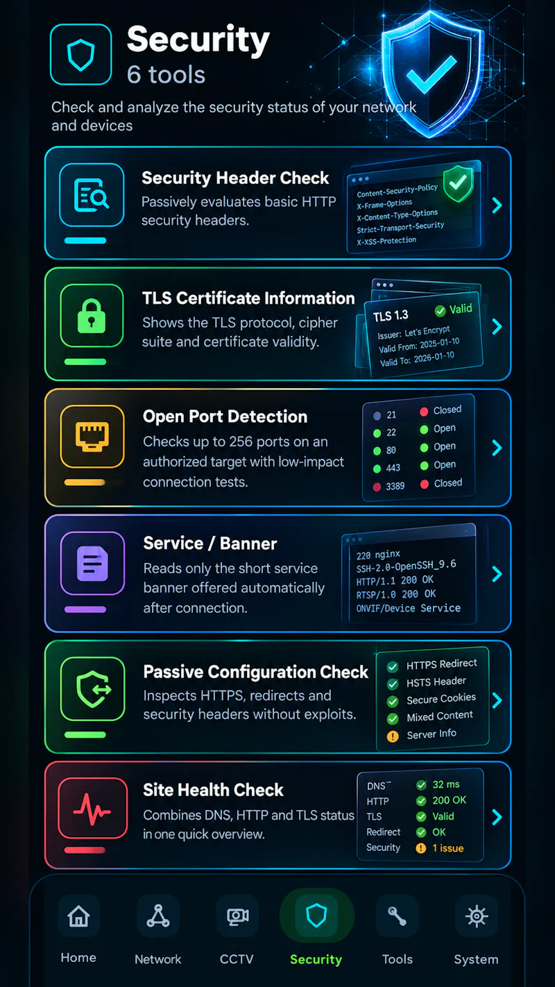 CCTVTOOLS - CCTV & Network screenshot 5