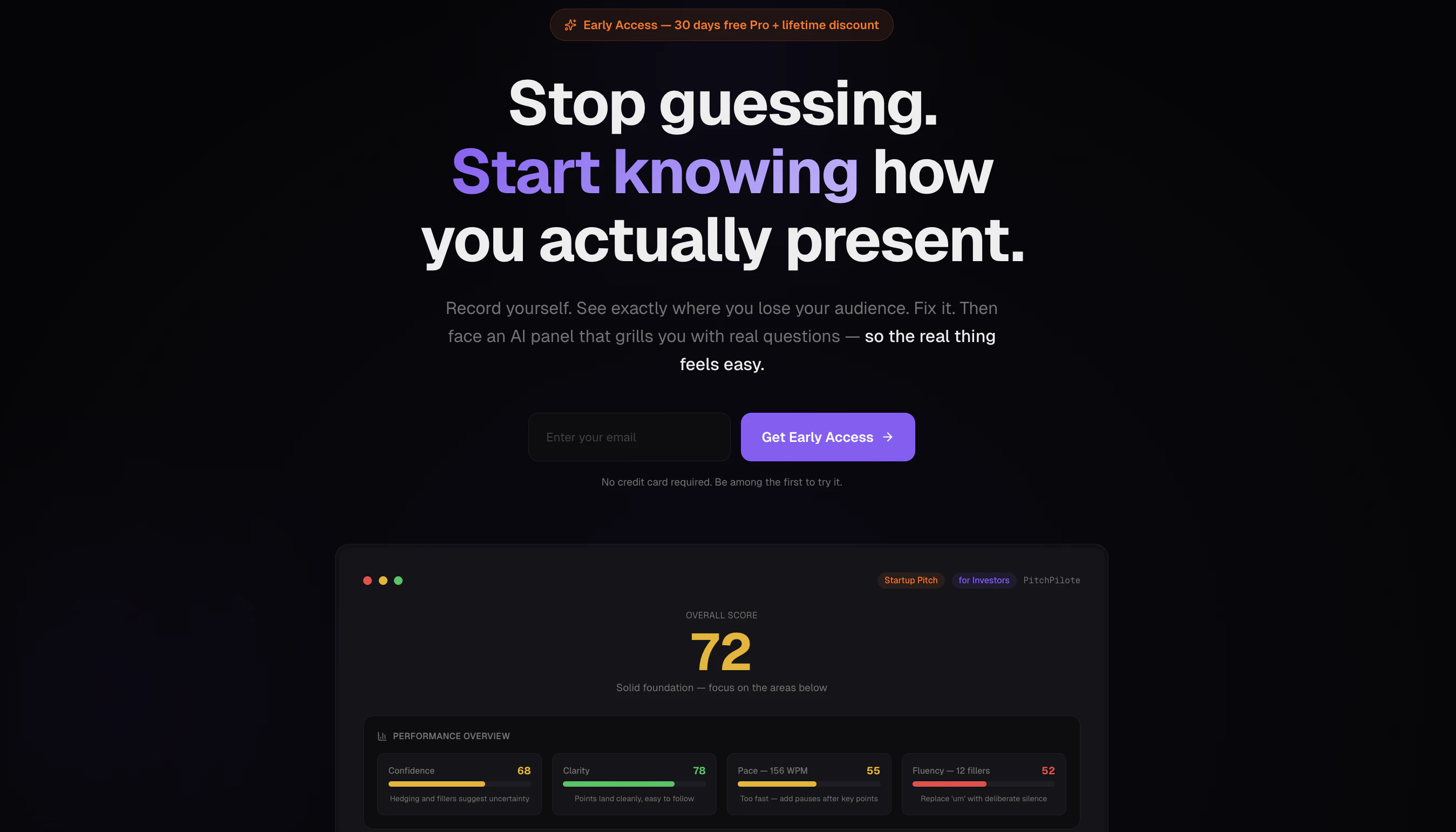 PitchPilote 대표 미리보기