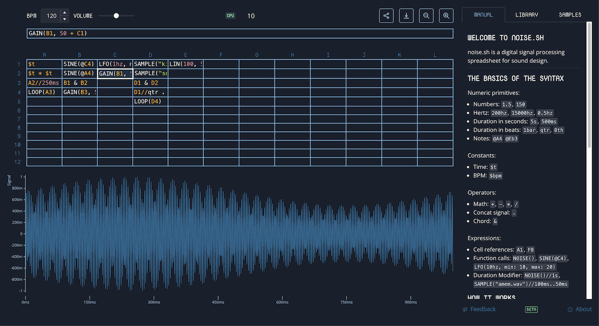 noise.sh gallery image