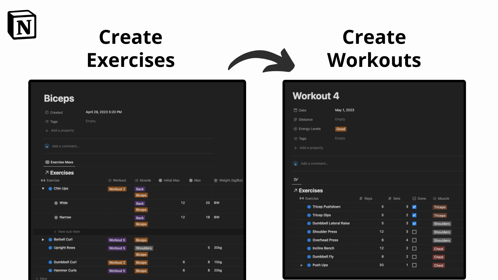Notion challenger de la santé et du fitness media 5