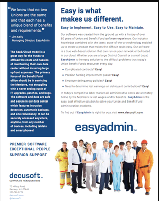 Taft-Hartley Benefit Fund Software