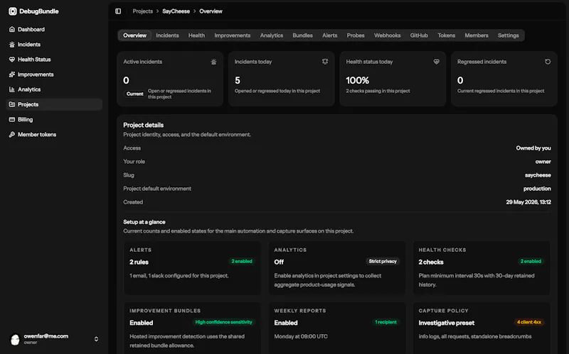 DebugBundle screenshot 5