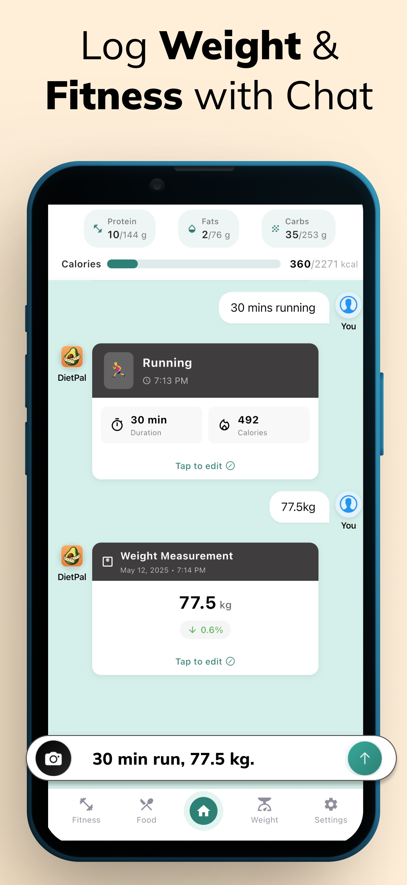 وسائط حمية: AI Calorie Tracker 3