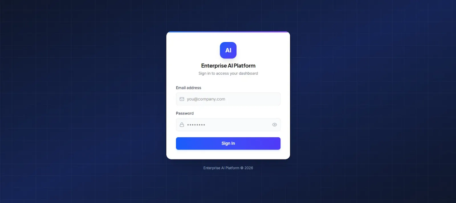 Enterprise AI  screenshot 1