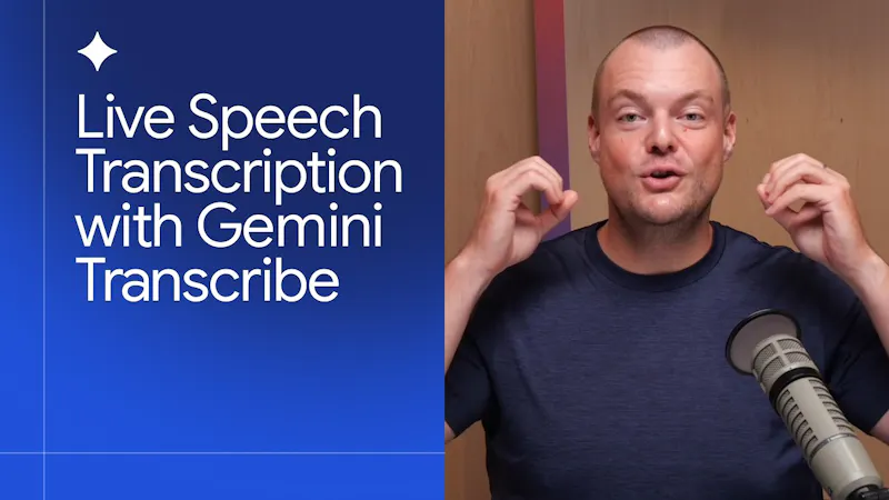 Gemini 3.5 Transcribe screenshot 4 (video preview)