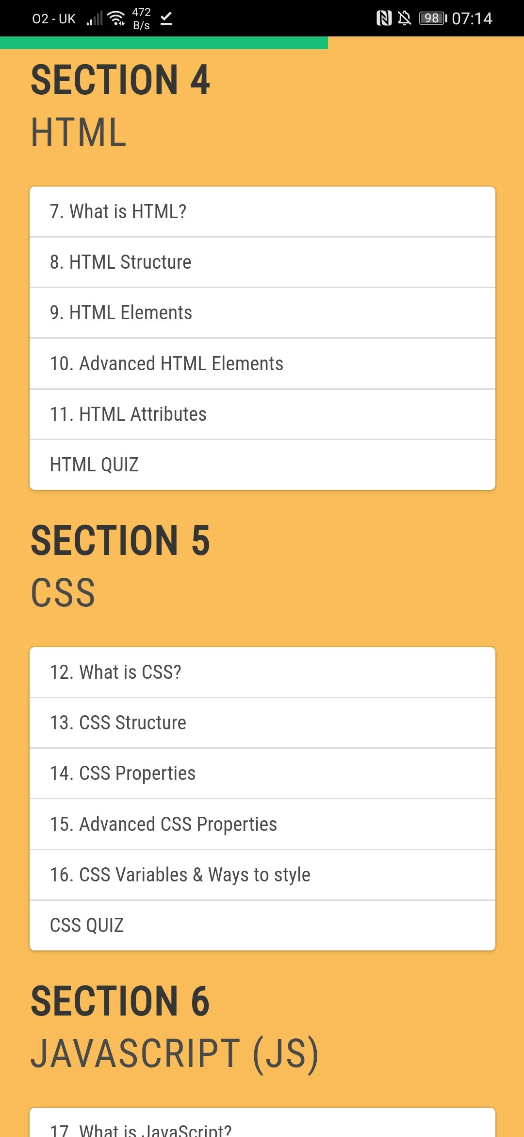 Beginner Web Development course gallery image